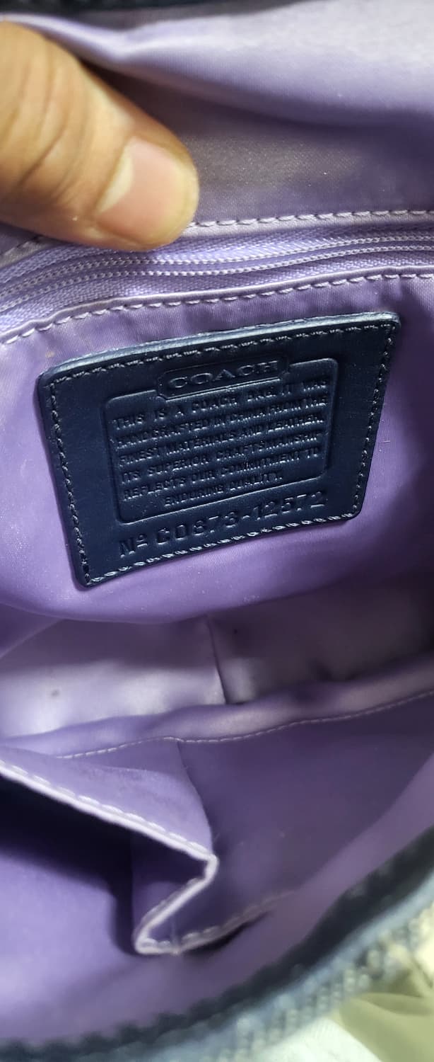 코치 시그니처 숄더백 데님 상품이미지4