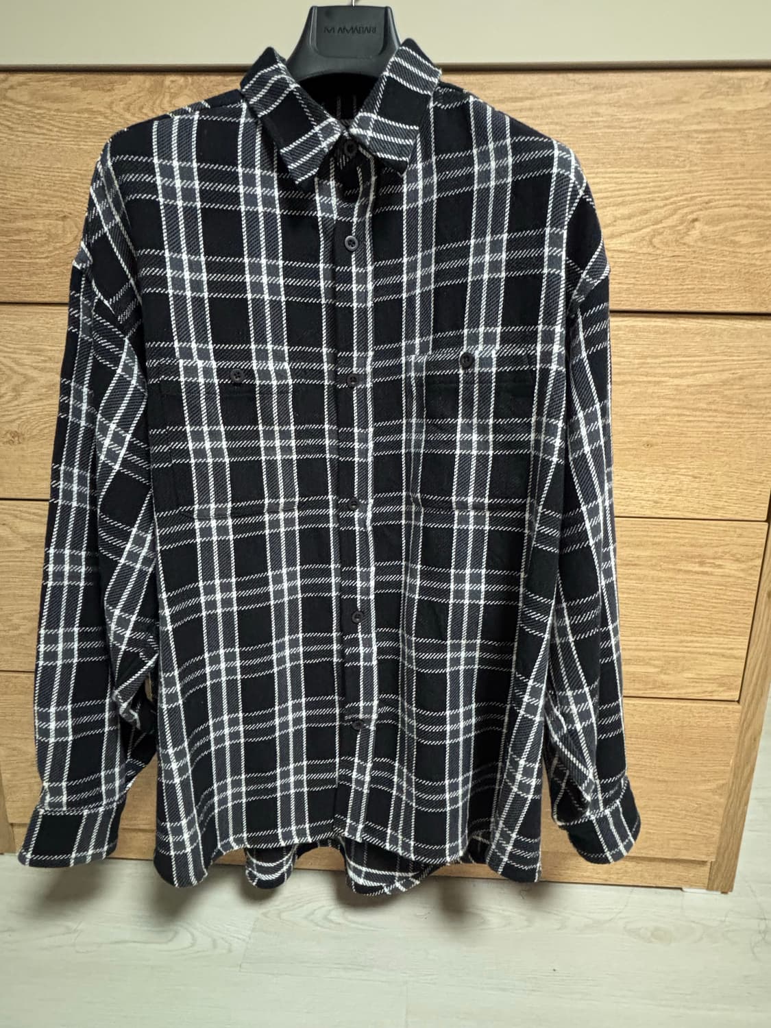 프릭스스토어 헤비코튼 체크 셔츠 상품이미지3