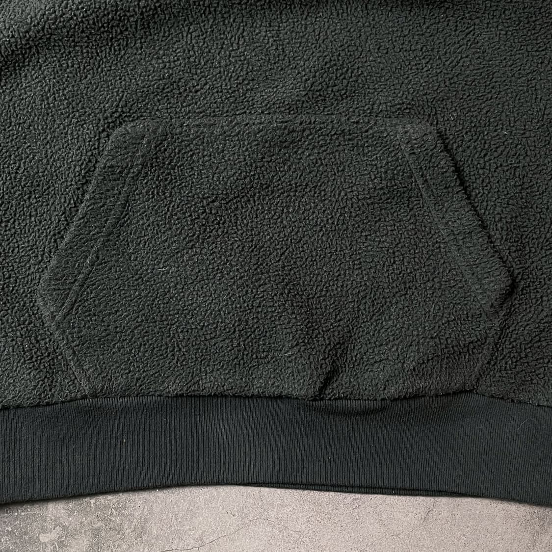 CHAMPION 챔피온 빈티지 블랙 하프집업 후리스 후드티 A00494 상품이미지5