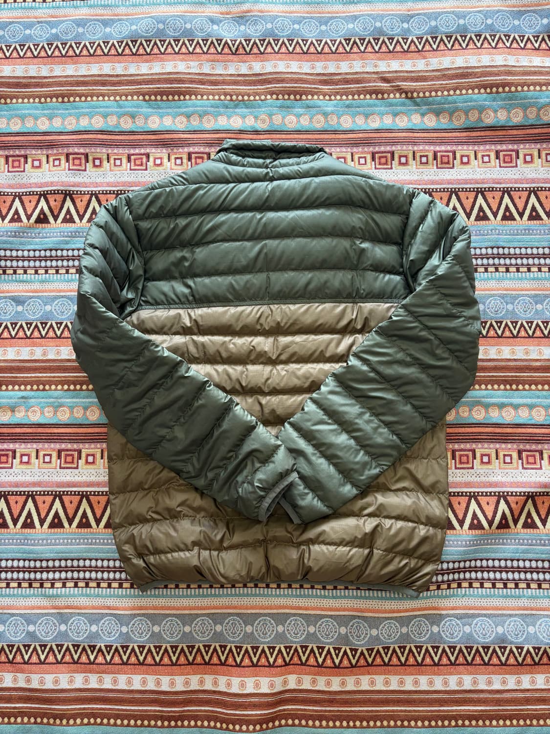 파타고니아 다운 스냅티 카키/브라운 xs 상품이미지2