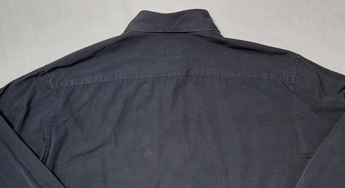 [L] 90s 빈티지 캘빈클라인(CK) 차콜 그레이 코튼 셔츠 상품이미지7