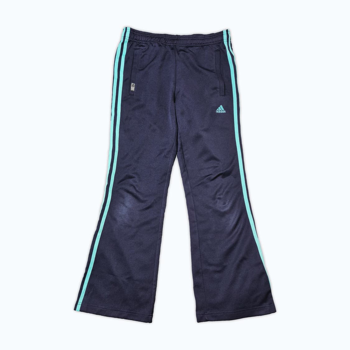 아디다스 삼선 네이비민트 부츠컷 팬츠 상품이미지1