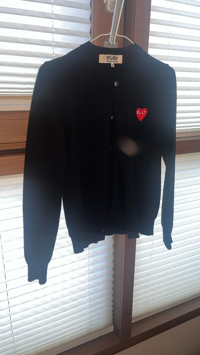 꼼데가르송 블랙 가디건 s 상품이미지2