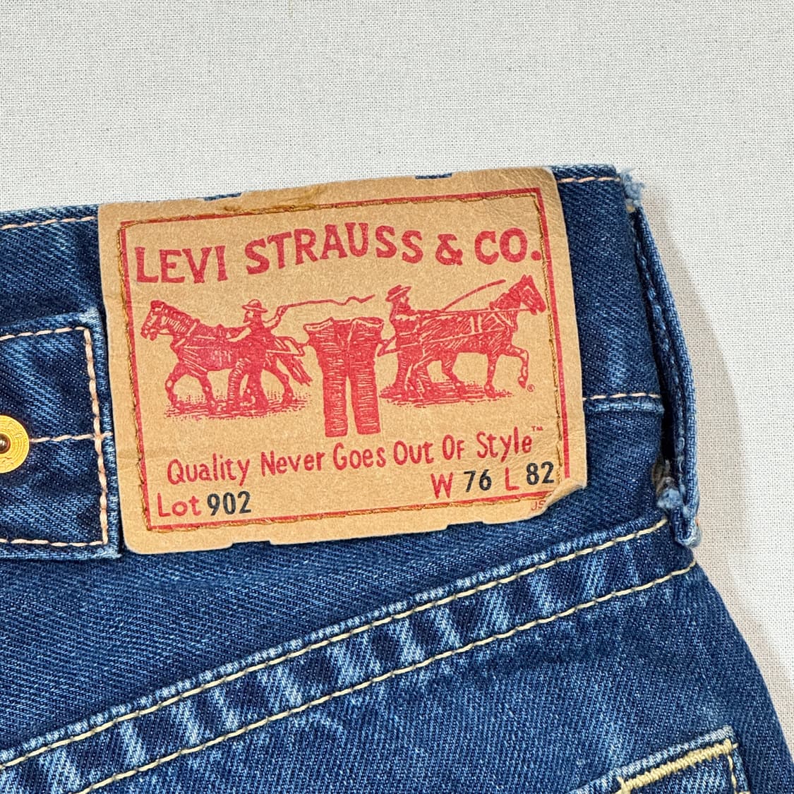 31inch) 리바이스 902 신치백 TYPE 1 데님 청바지 상품이미지3