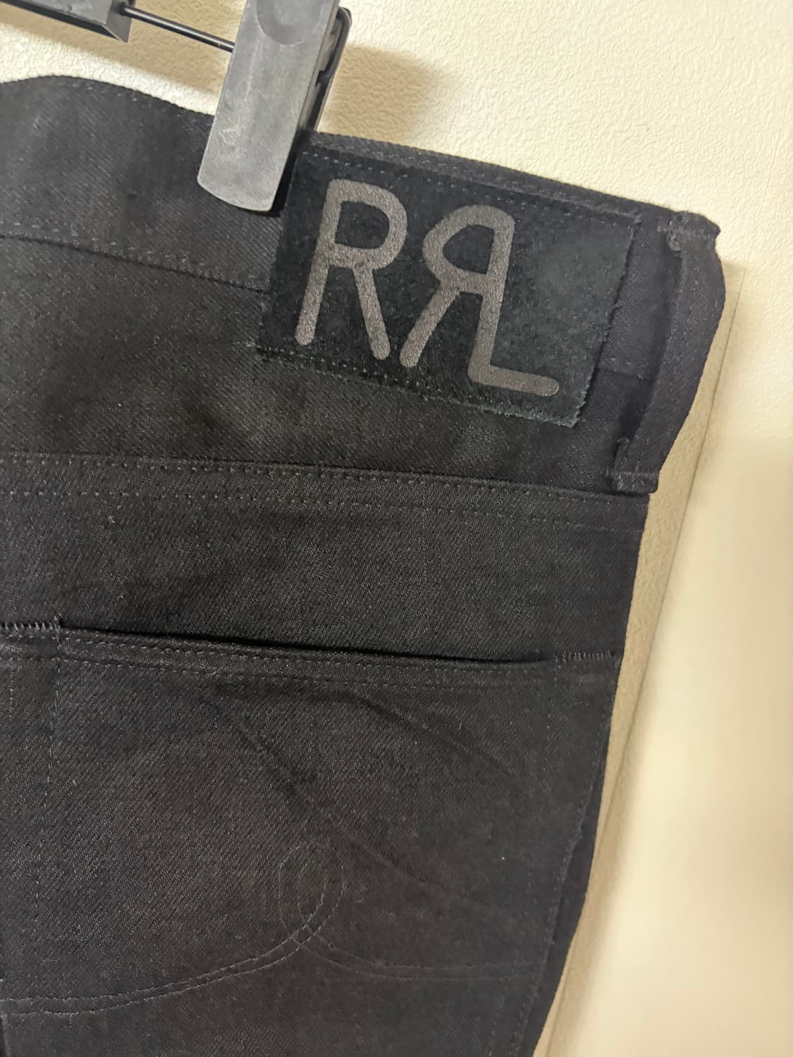 더블알엘(RRL) 빈티지 파이브 포켓 블랙온블랙 상품이미지2