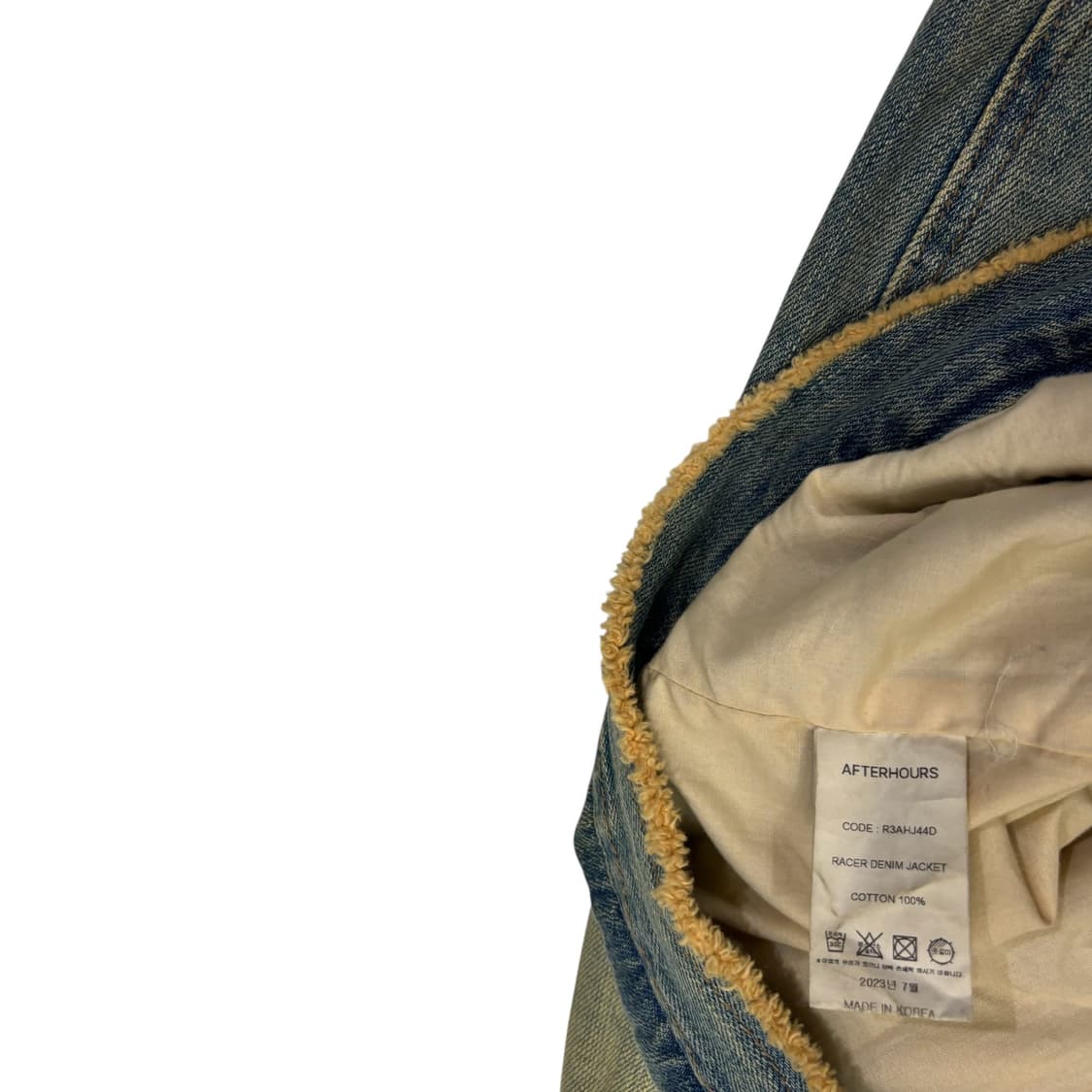애프터아워즈 레이서 데님 자켓 상품이미지4