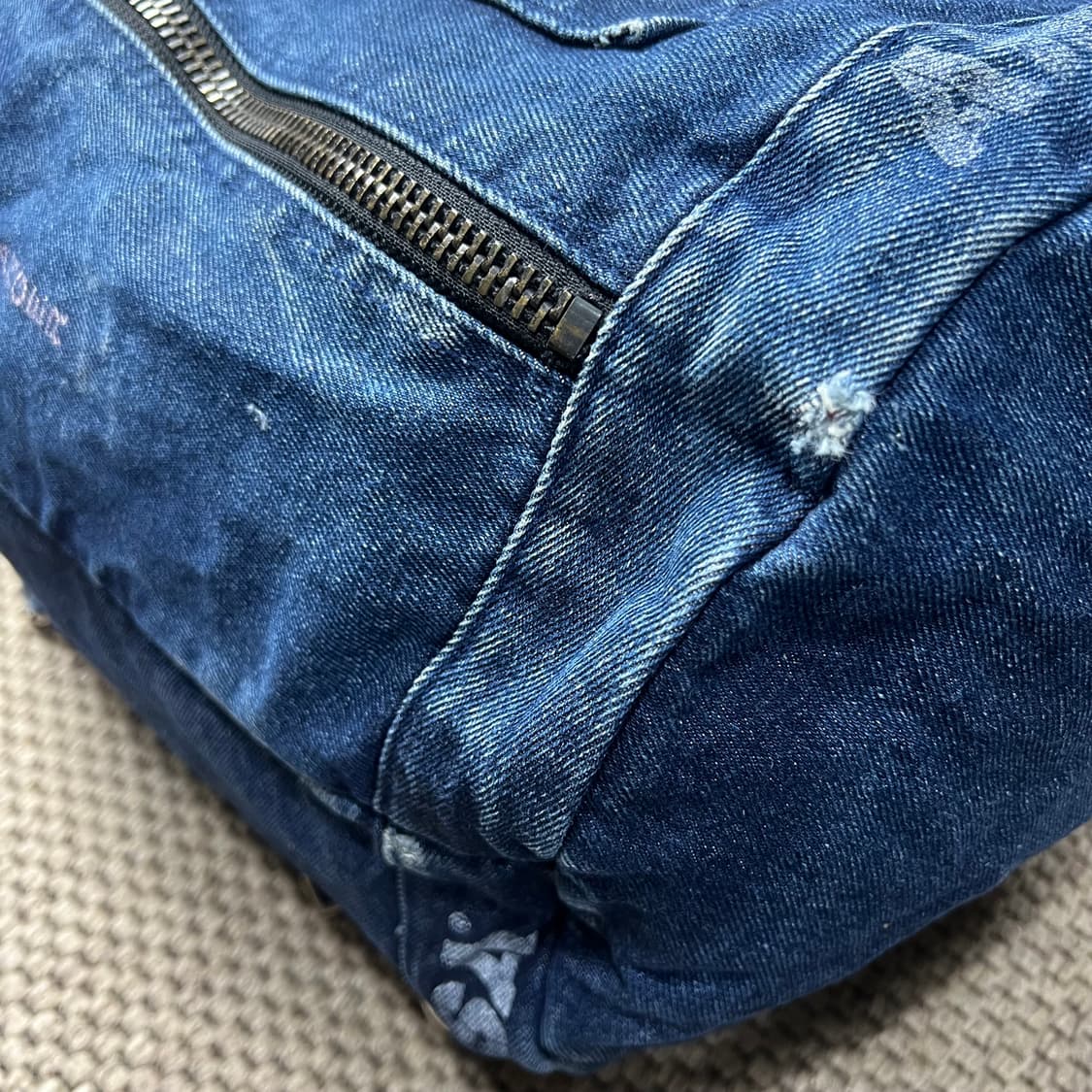 AMECO 아메코 USA 데님 드로우스트링 백팩 상품이미지4