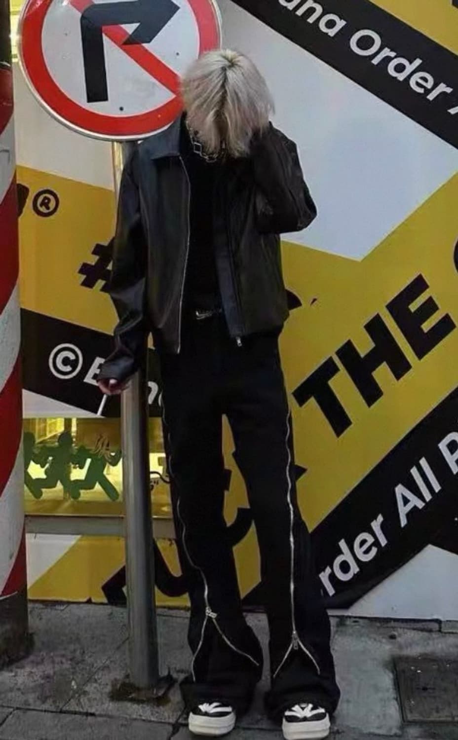 릭오웬스깔 지퍼 부츠컷 팬츠 상품이미지2