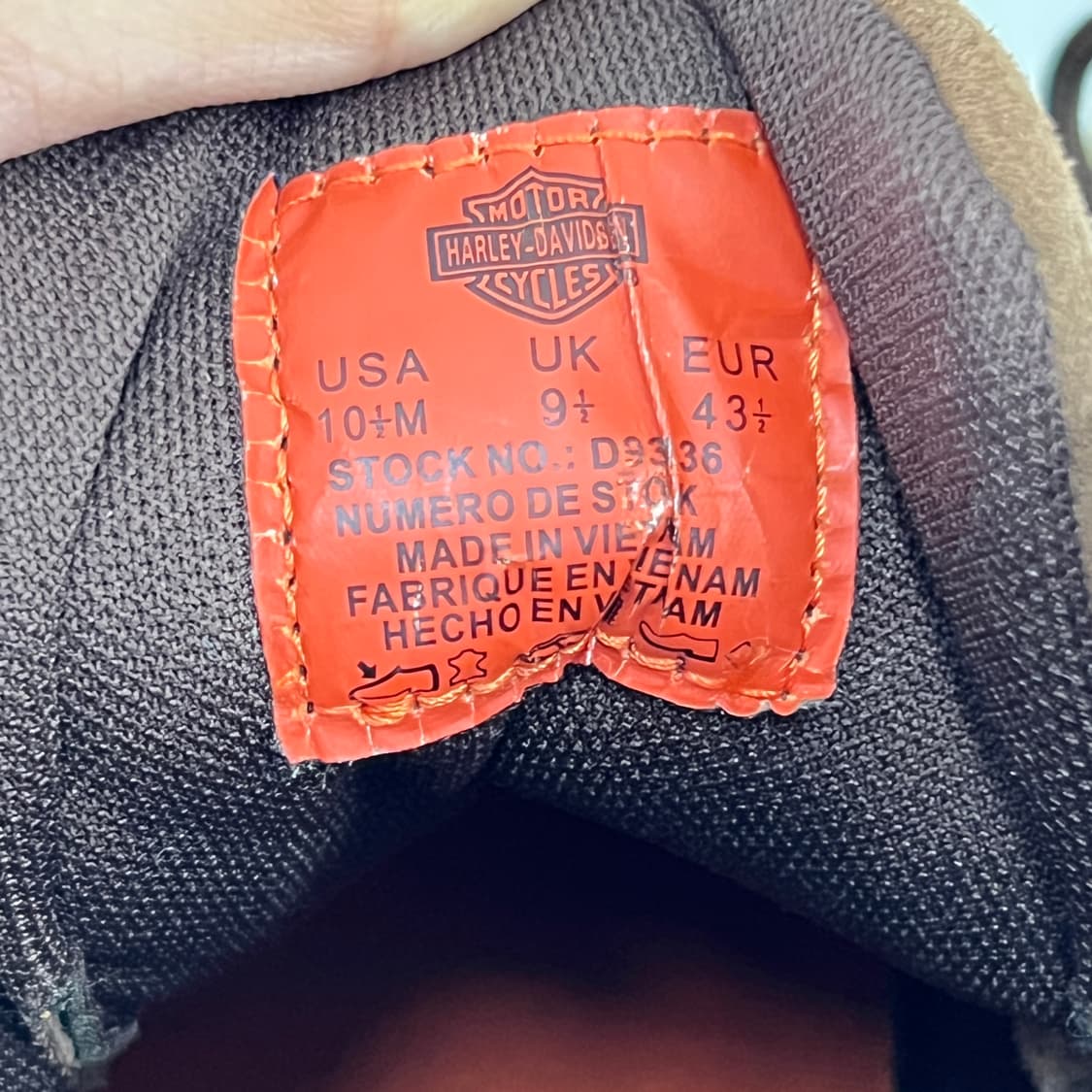 할리데이비슨 브라운 보우 부츠 43.5 상품이미지9