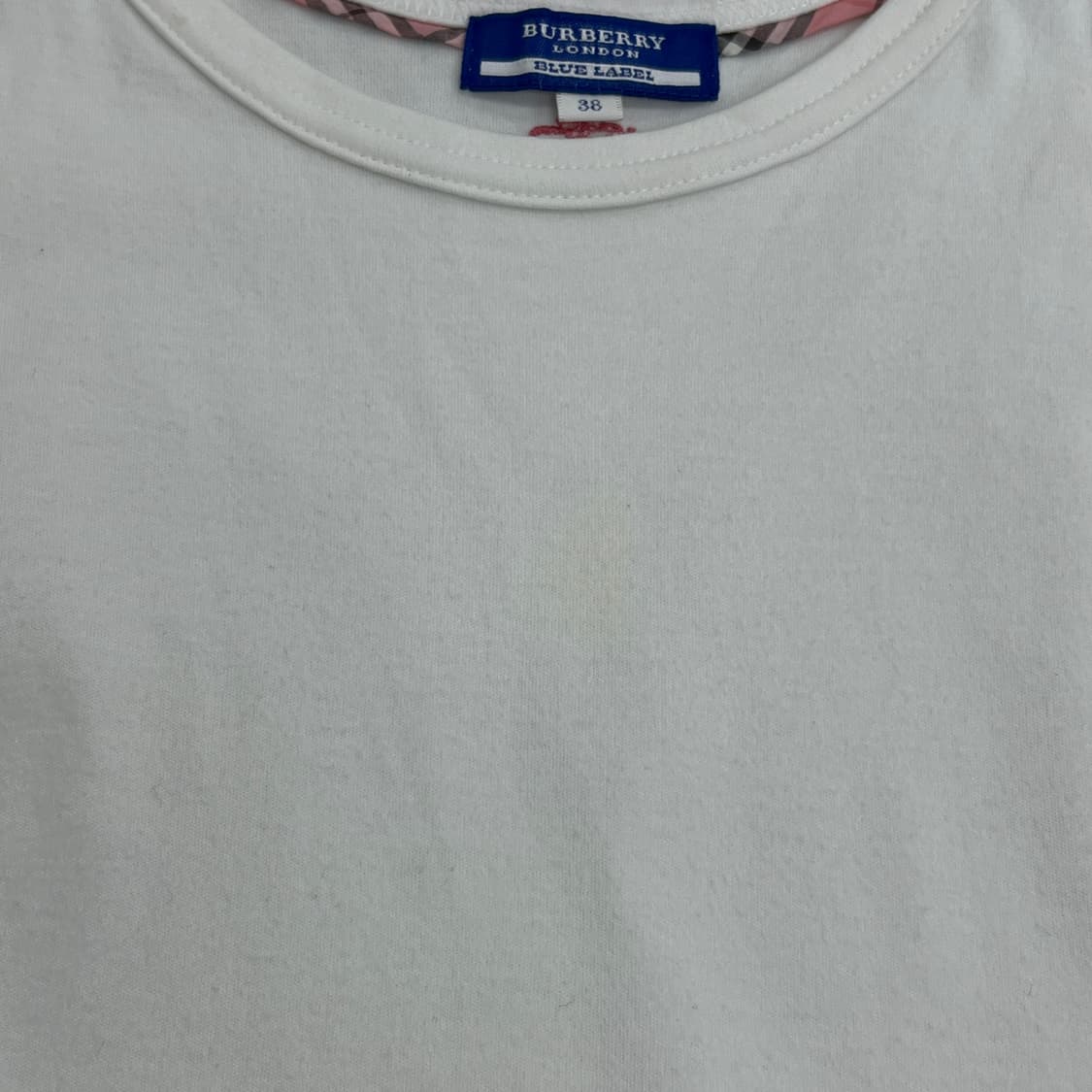버버리 블루 라벨 화이트 민소매 탱크탑 38 상품이미지10