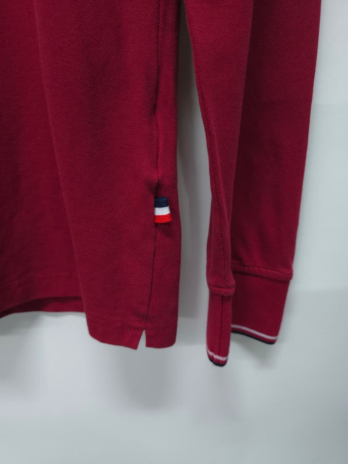 몽클레어 남성 삼선포인트 긴팔 PK카라티 상품이미지7