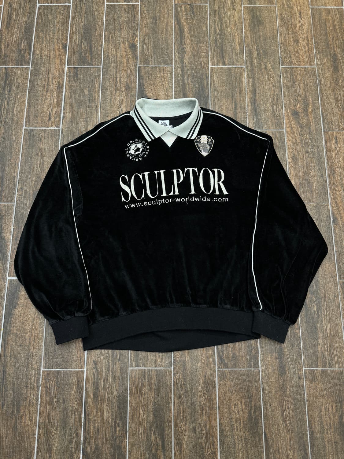 스컬프터 벨루어 벨벳 사커 저지 상품이미지5