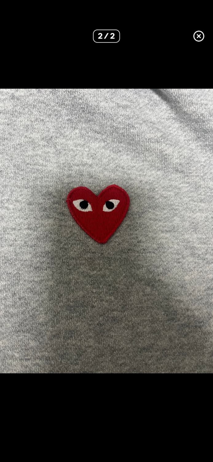 꼼데가르송 후드집업 m 상품이미지2