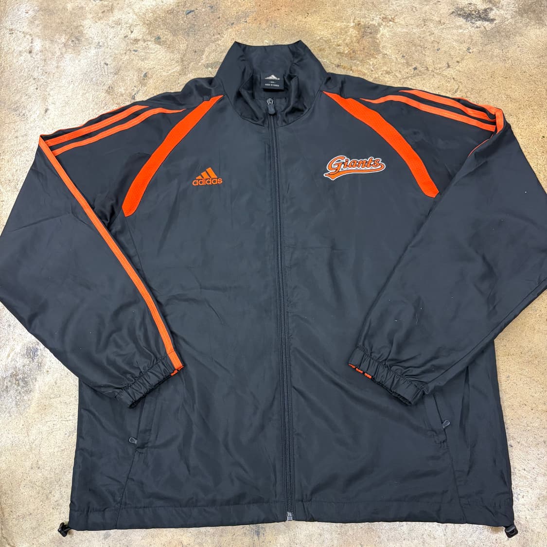[정품/105] 아디다스 롯데자이언츠 바람막이 자켓 b18 상품이미지2
