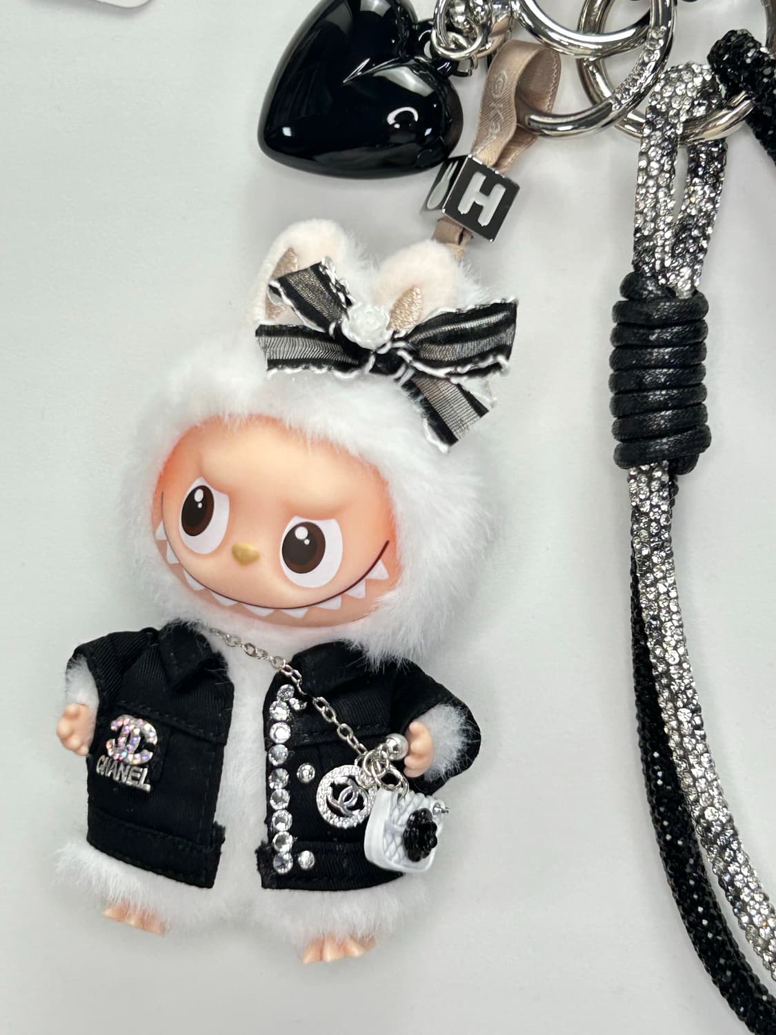 🐰미니라부부 내 마음속 비밀번호”H”커스텀키링 상품이미지2