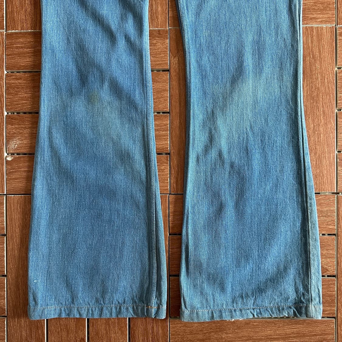 80-90‘s Ram boots-cut bell bottom denim 상품이미지8