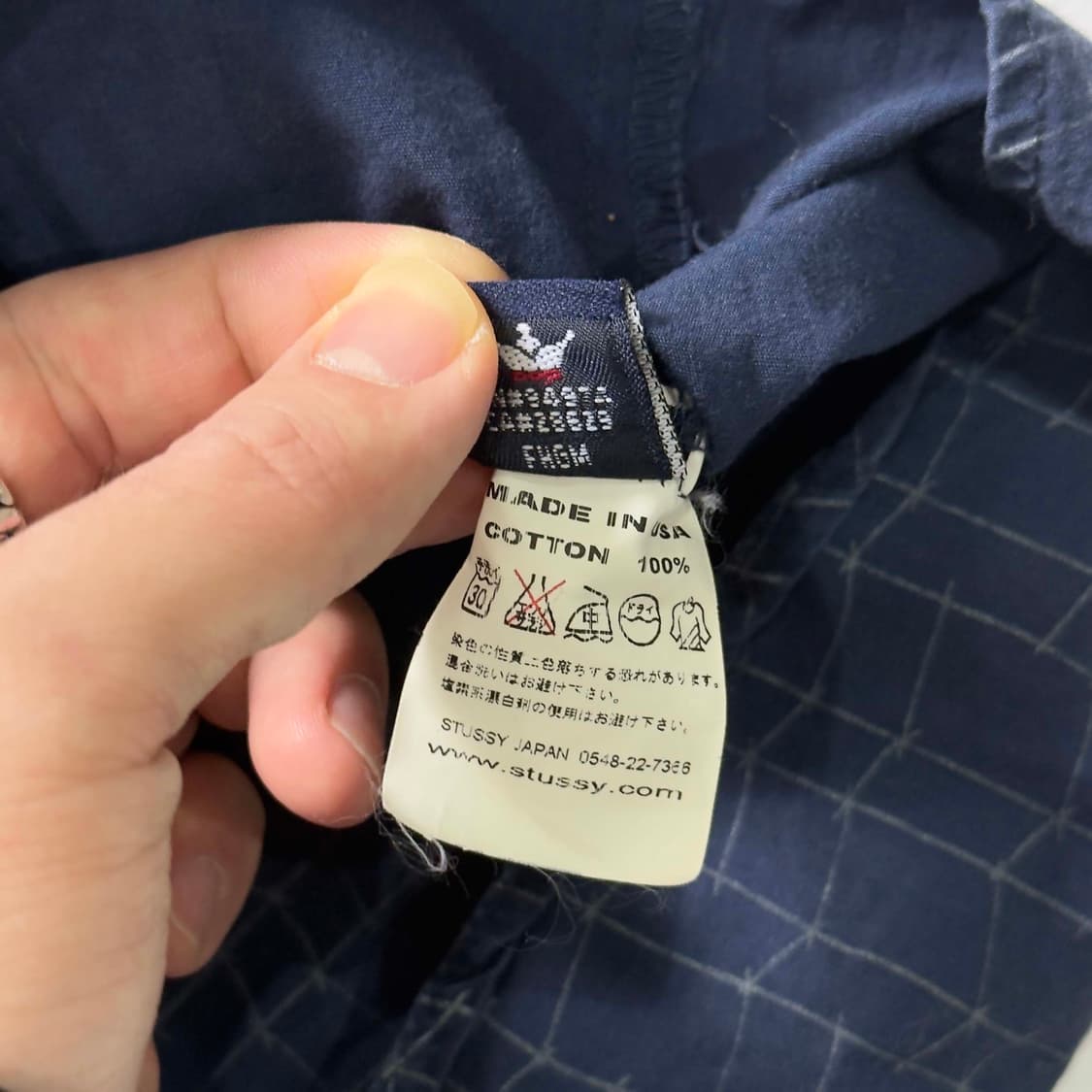 90s 올드 스투시 반팔 셔츠 USA 상품이미지6