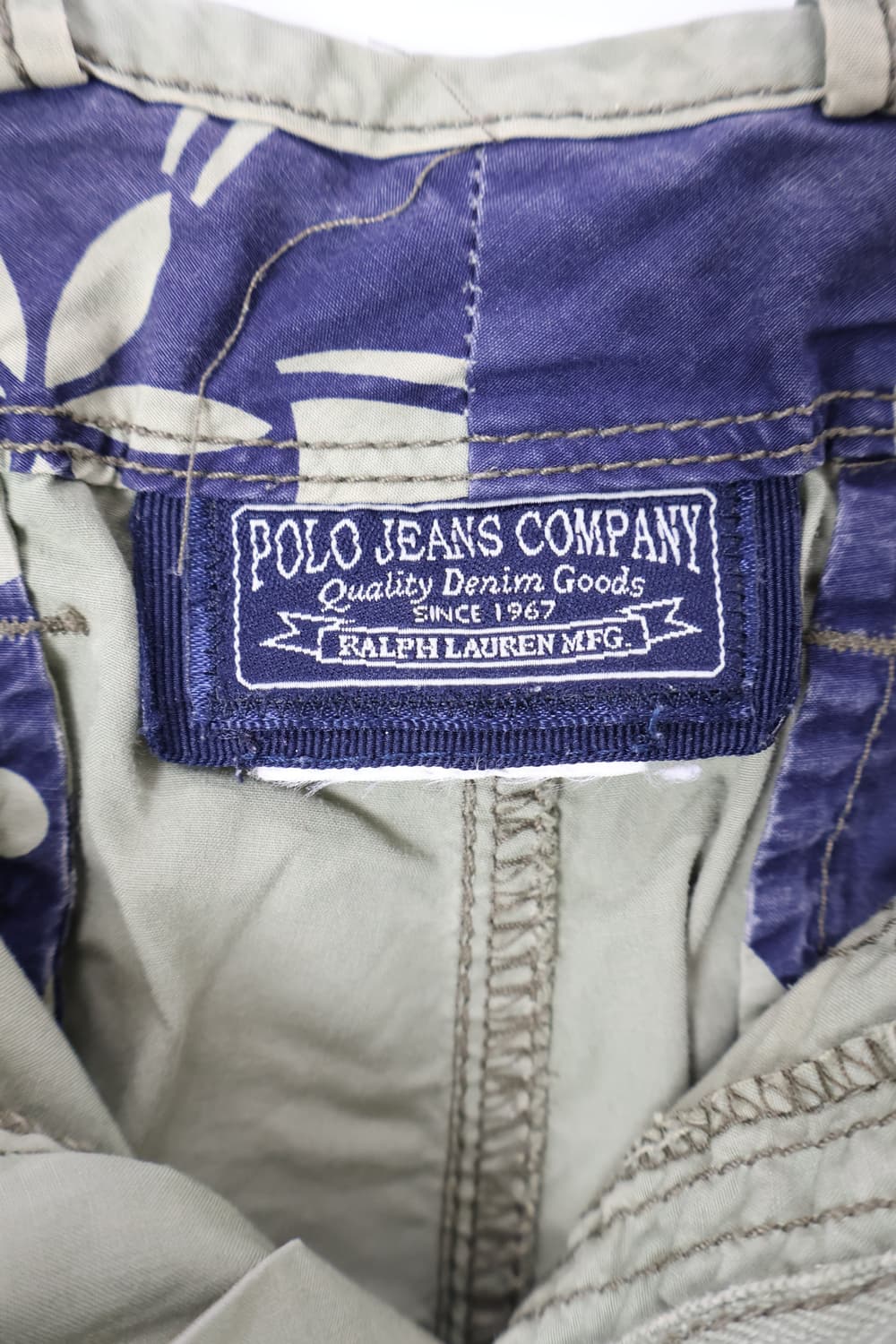 Polo Jeans Olive Green Cargo Mini Shorts 상품이미지8