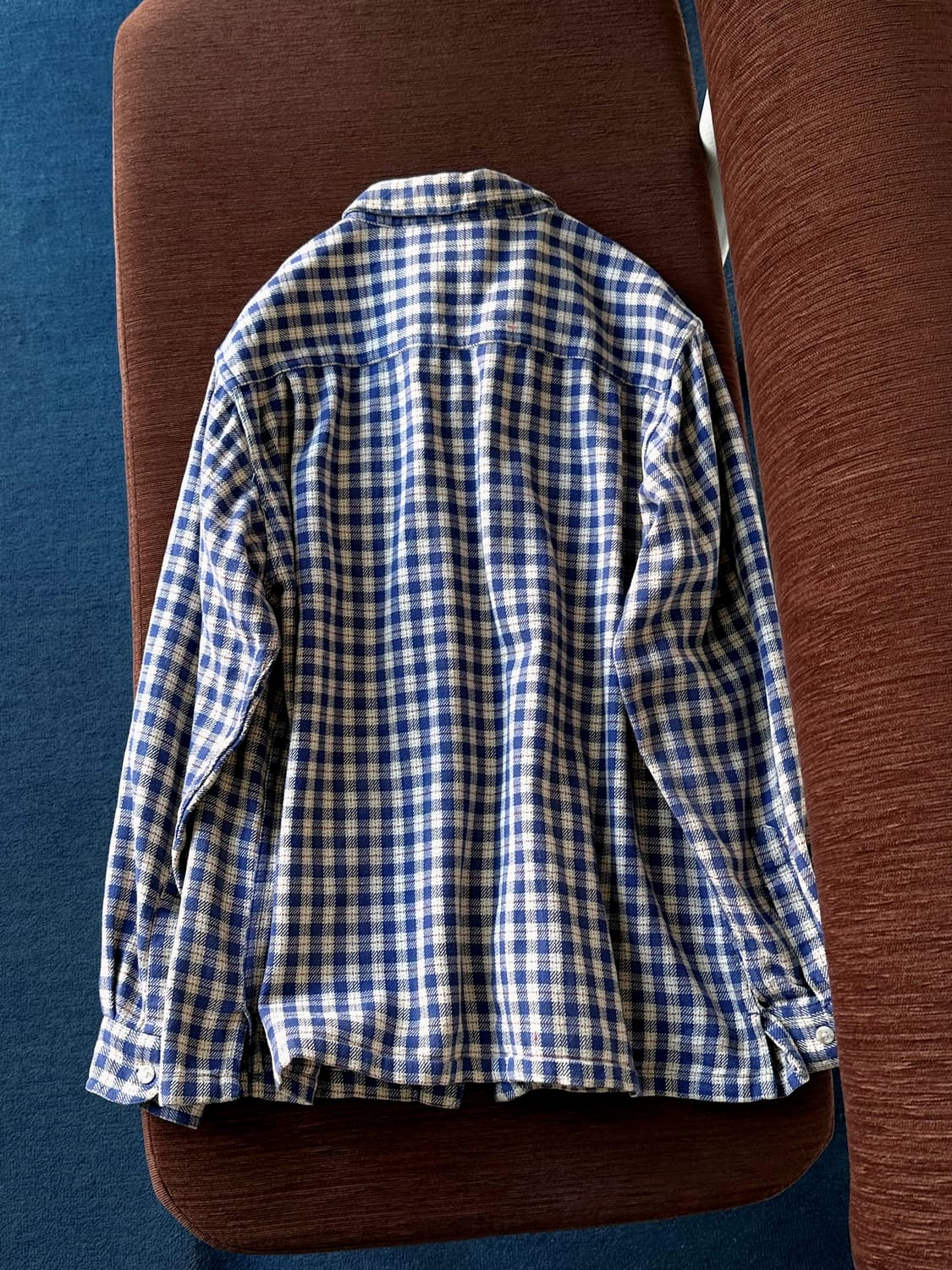 Cotton nel check work shirt 상품이미지8