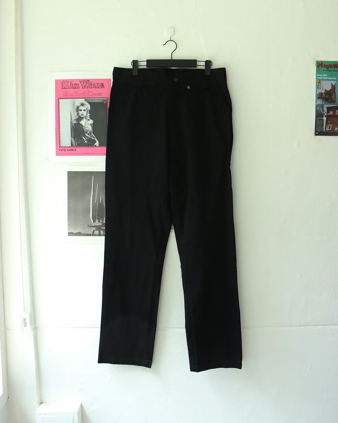 락마운트 랜치웨어 블랙 스트레이트 코튼 팬츠 상품이미지3