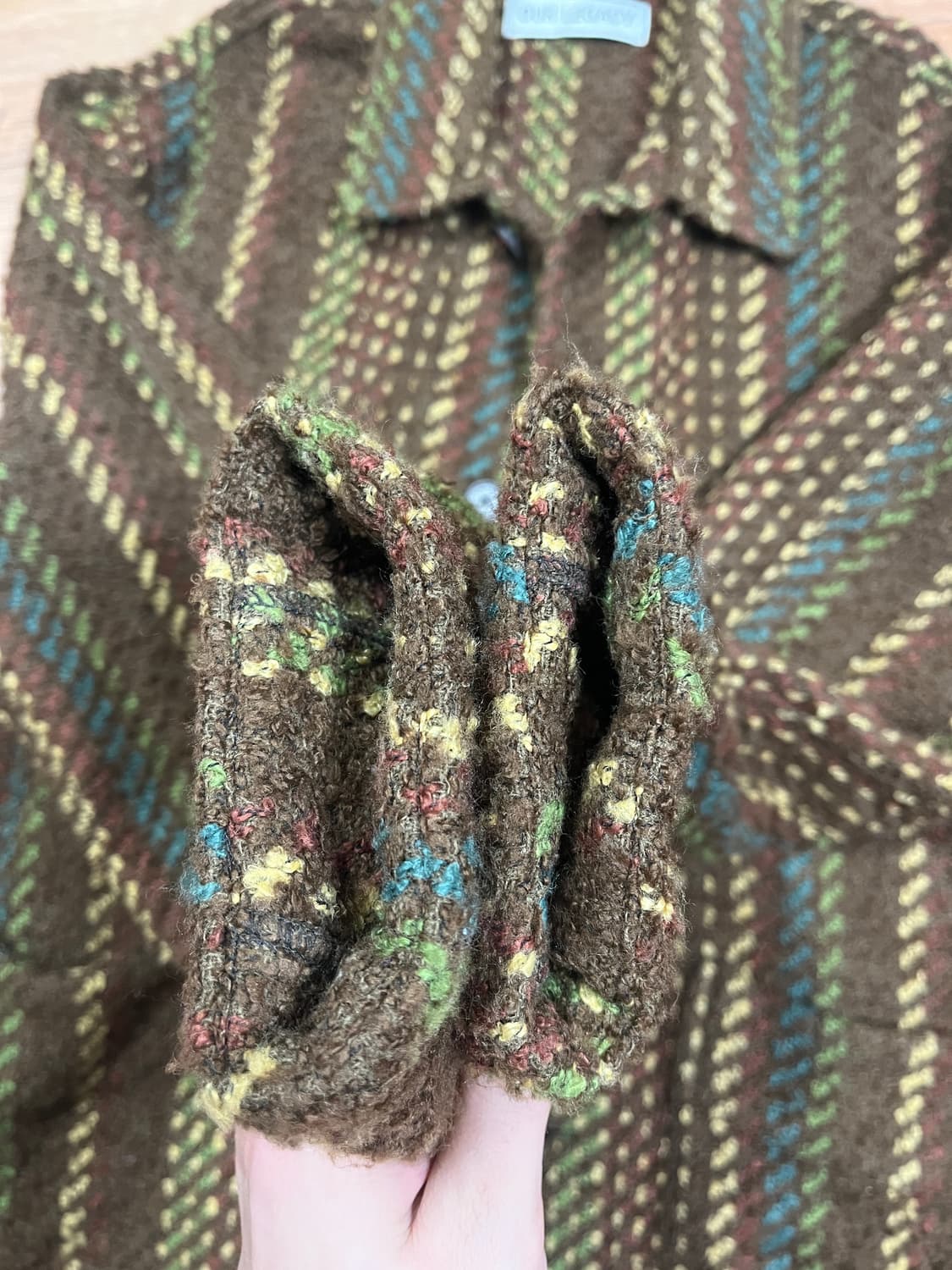 아워레가시 아카이브 박스 자켓 재즈 울 칼레이도스코프 상품이미지3