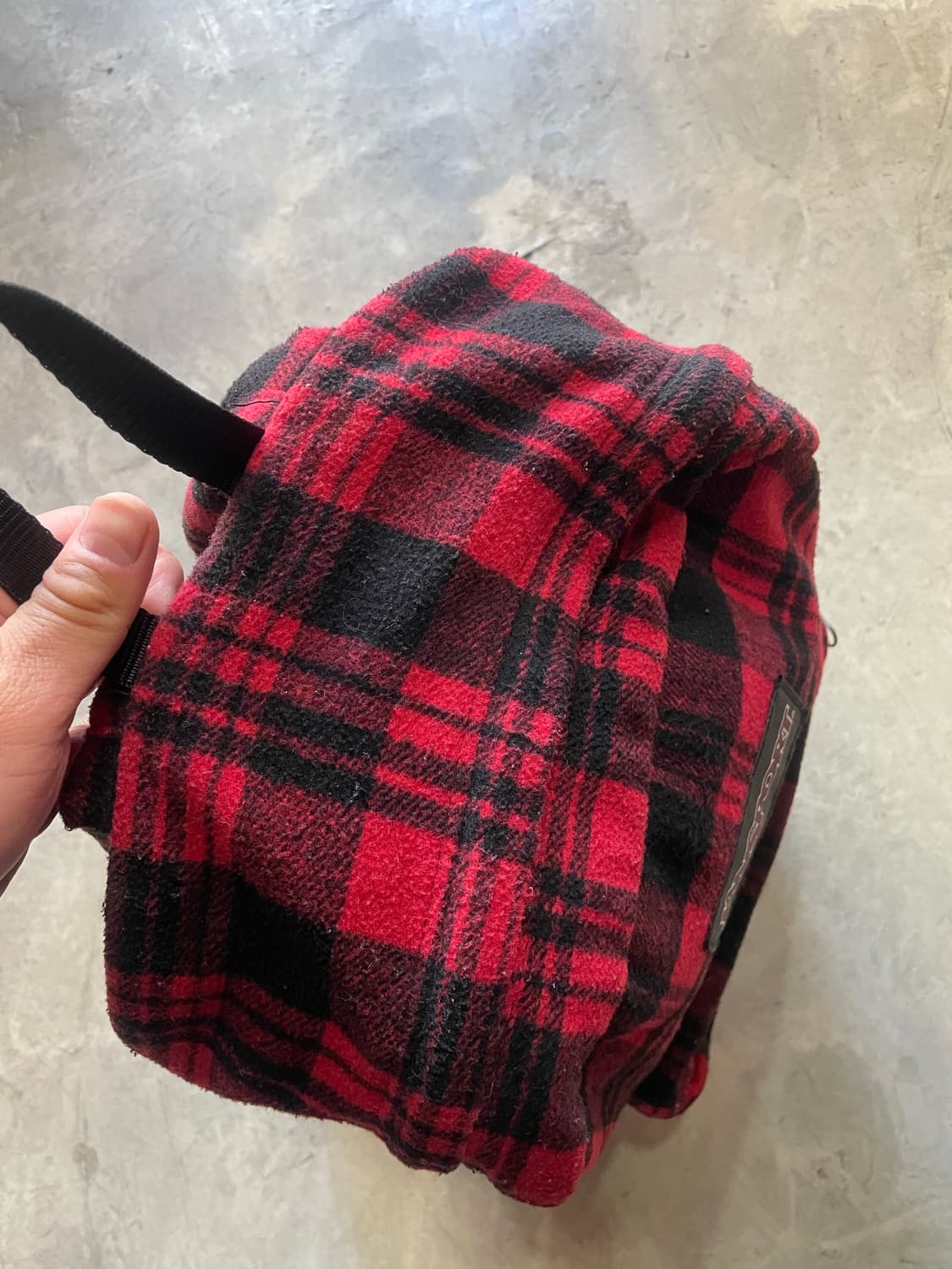 Jansport 잔스포츠 레드 체크 백팩  상품이미지7