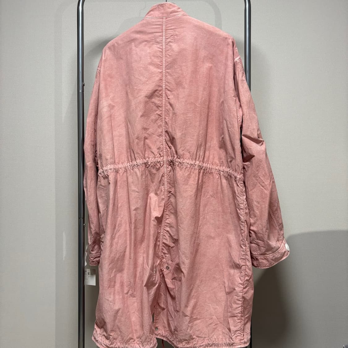 2) innat 인앳 핸드 다이드 피쉬테일 코트 핑크 상품이미지3