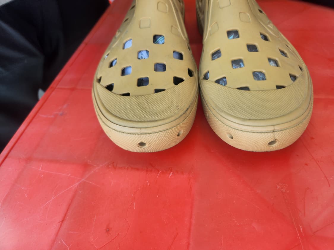 반스(vans) 슬립온 트랙 머스타드 골드 260 사이즈 샌들 아쿠아슈즈 상품이미지4