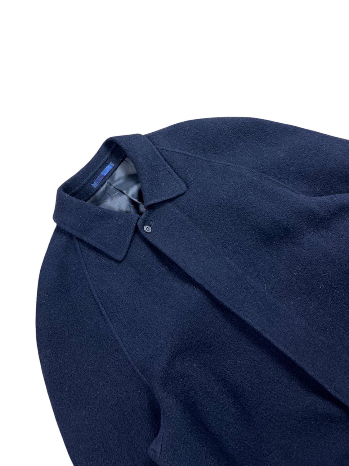 Vintage 네이비 울혼방 발마칸 코트 상품이미지2