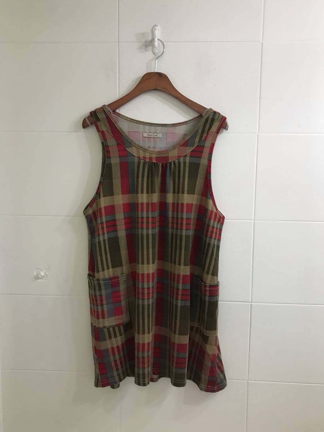 패치워크 체크 너드 하구미 야상 코디세트 상품이미지6