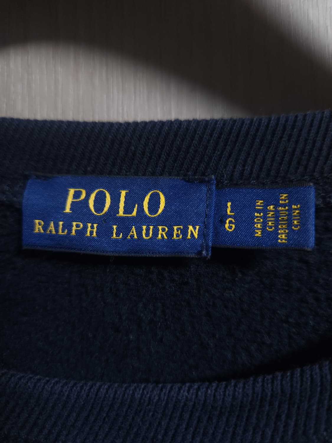 폴로 랄프로렌 기모 루즈핏 숏 맨투맨, L 상품이미지3