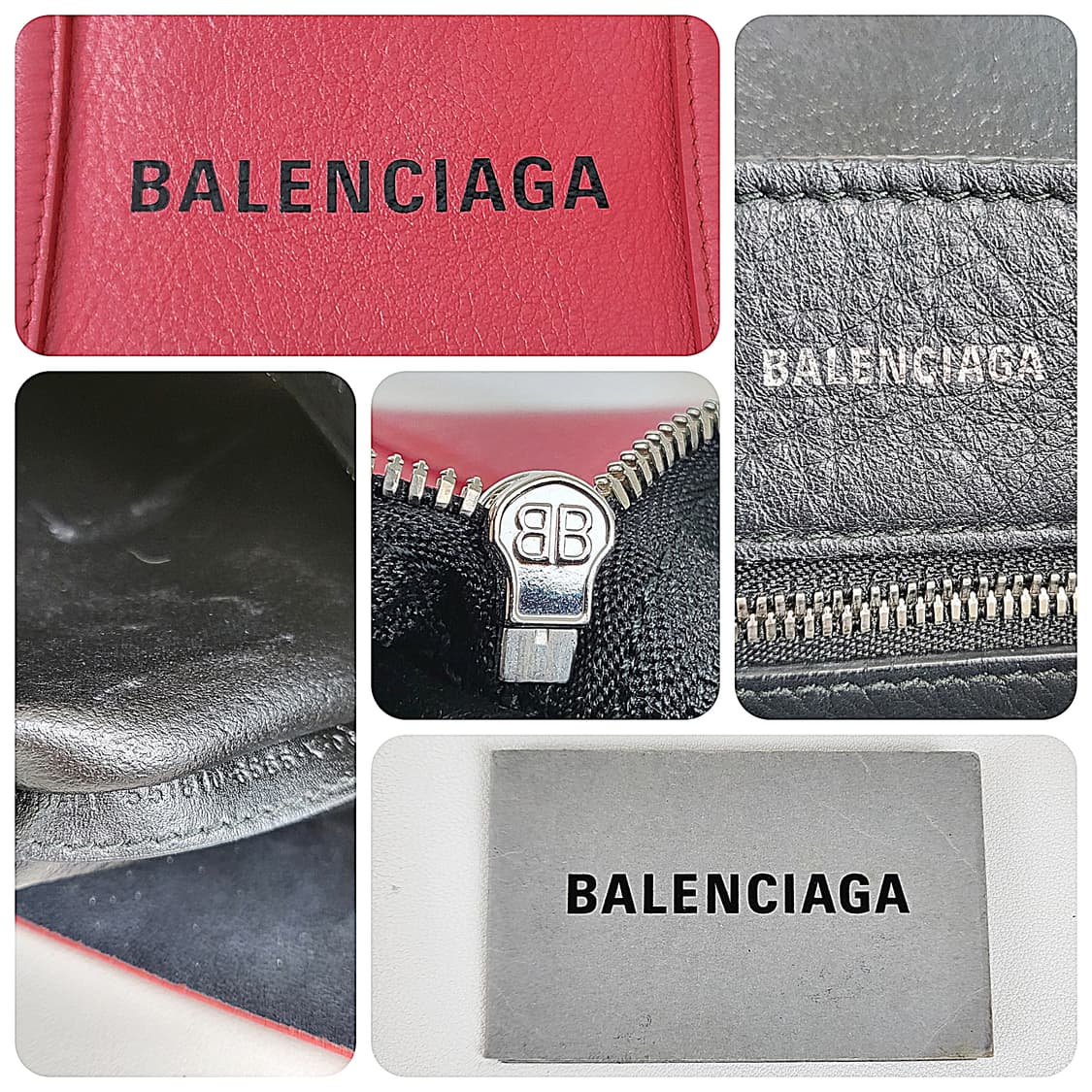 정품 발렌시아가 에브리데이백 xs 레드 상품이미지8