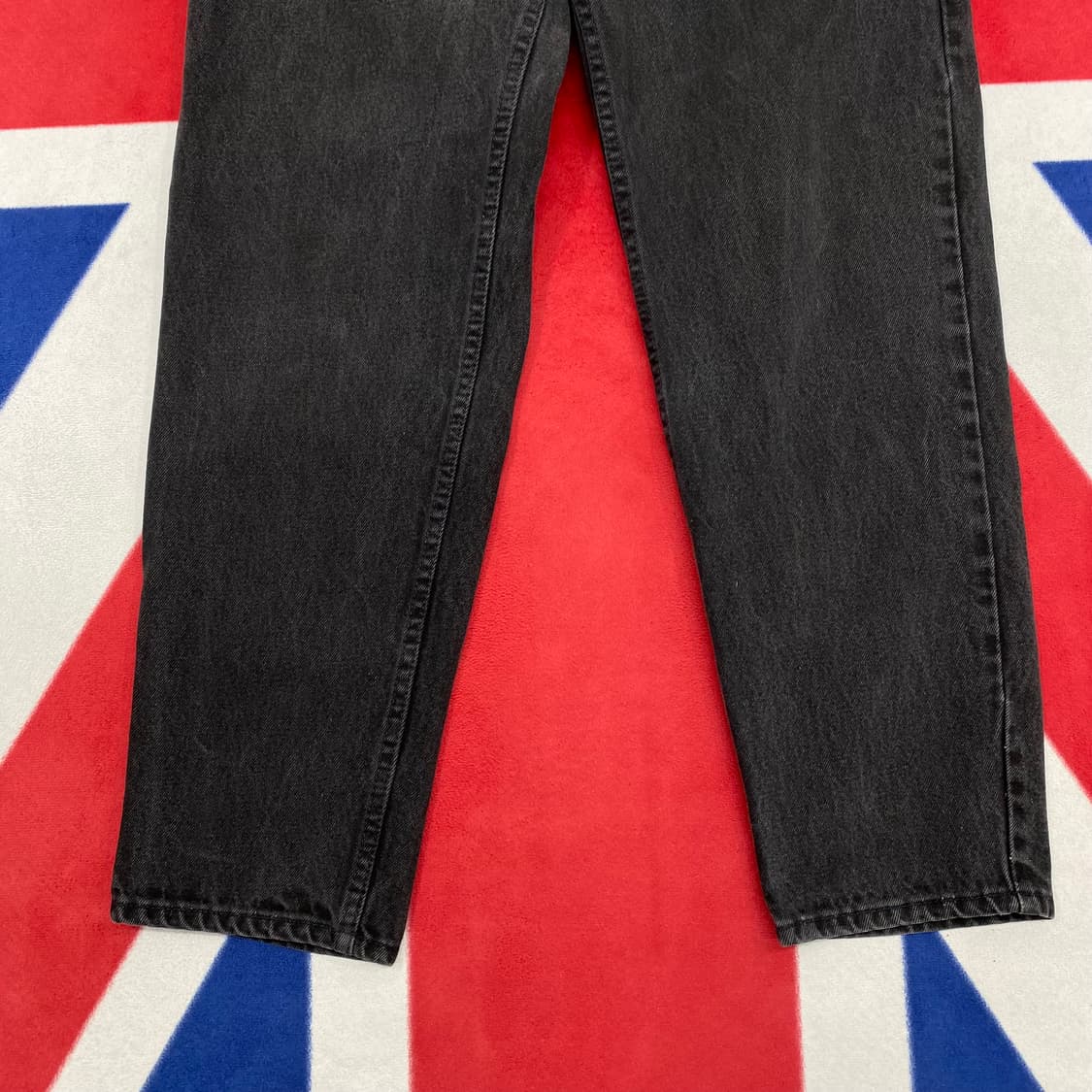 90s 리바이스 550테이퍼드 흑청 데님팬츠 33 상품이미지3