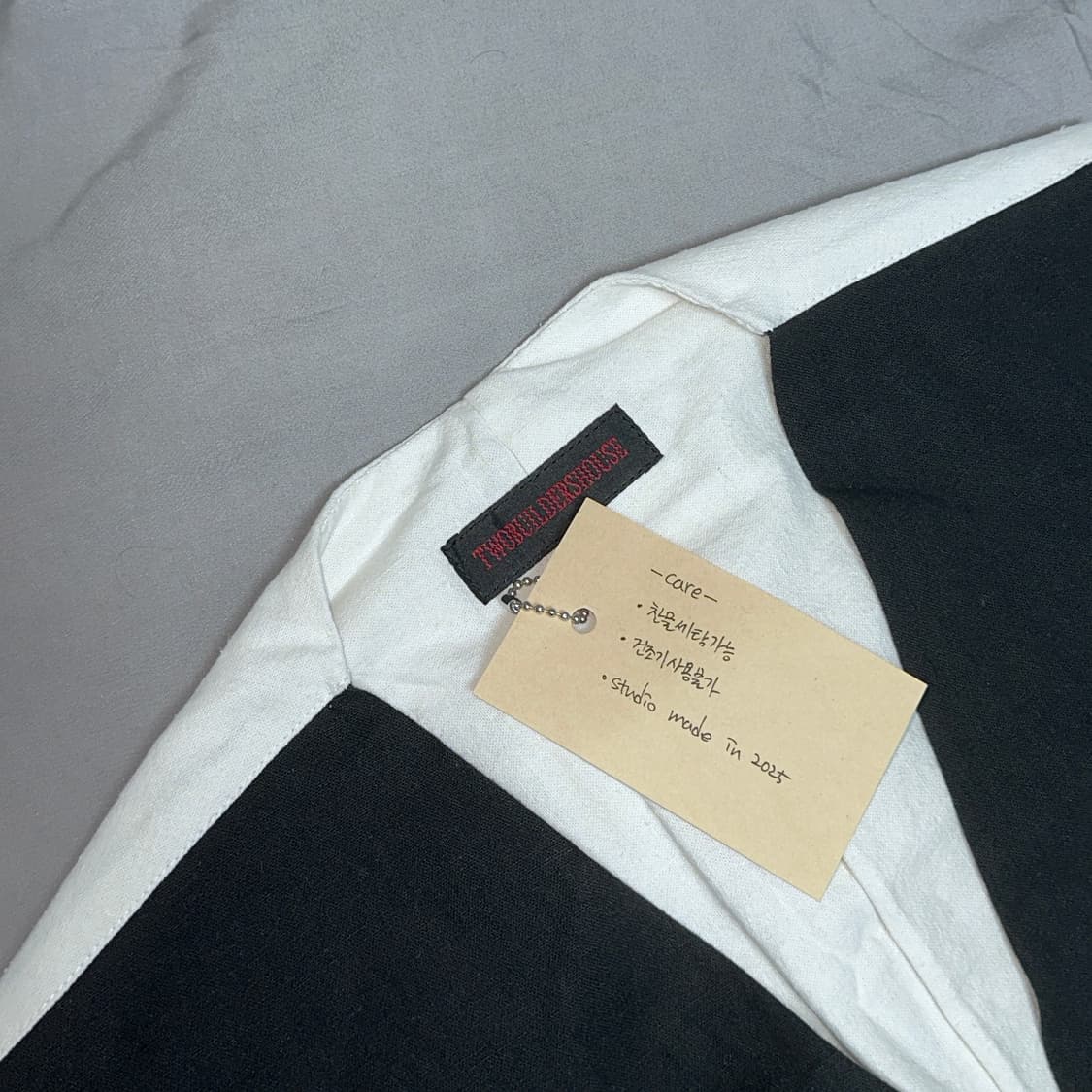 투빌더스하우스 린넨 코튼 웨이스트 코트 01 L 상품이미지5