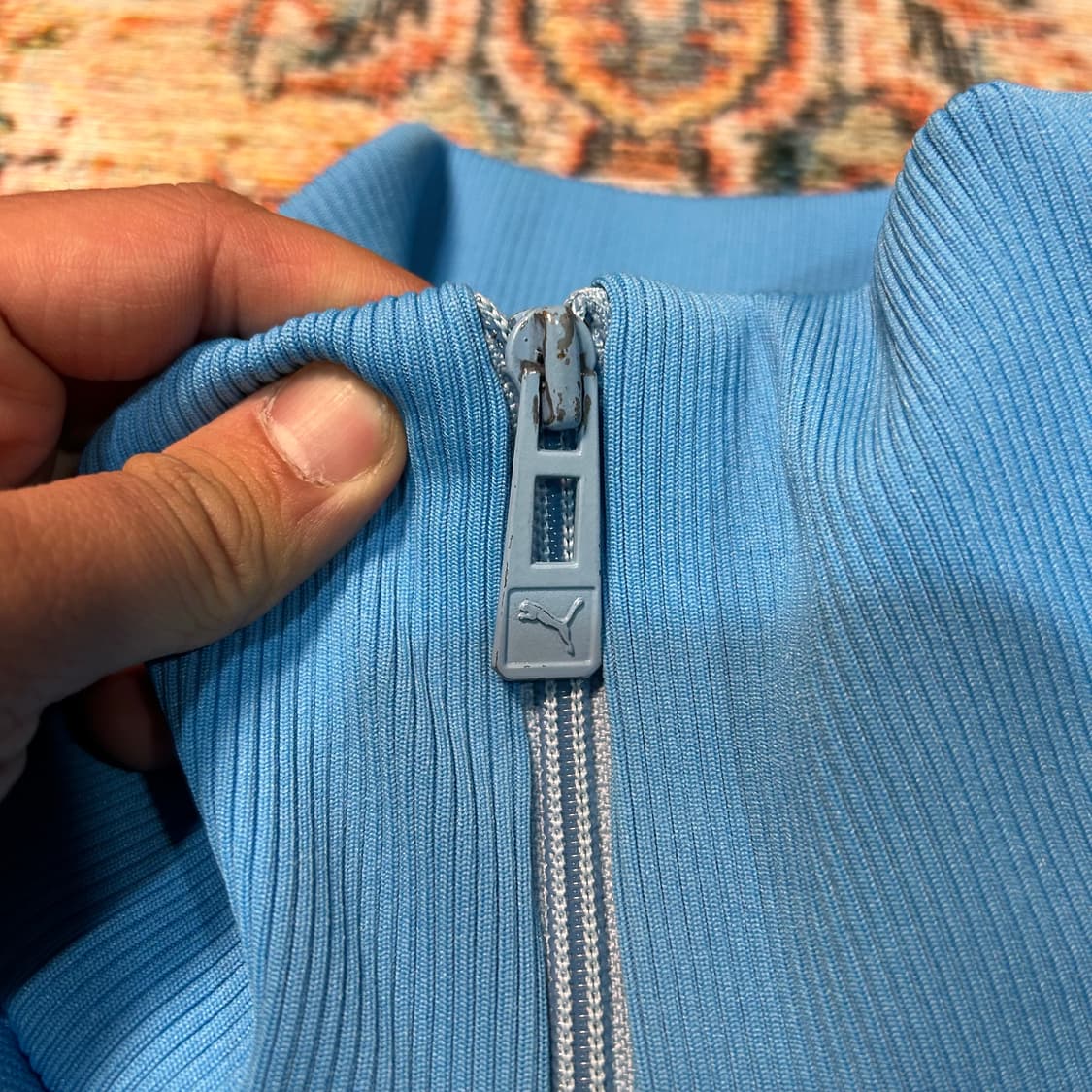 [L] 푸마 재팬 스카이블루 져지 트랙탑 자켓 상품이미지4