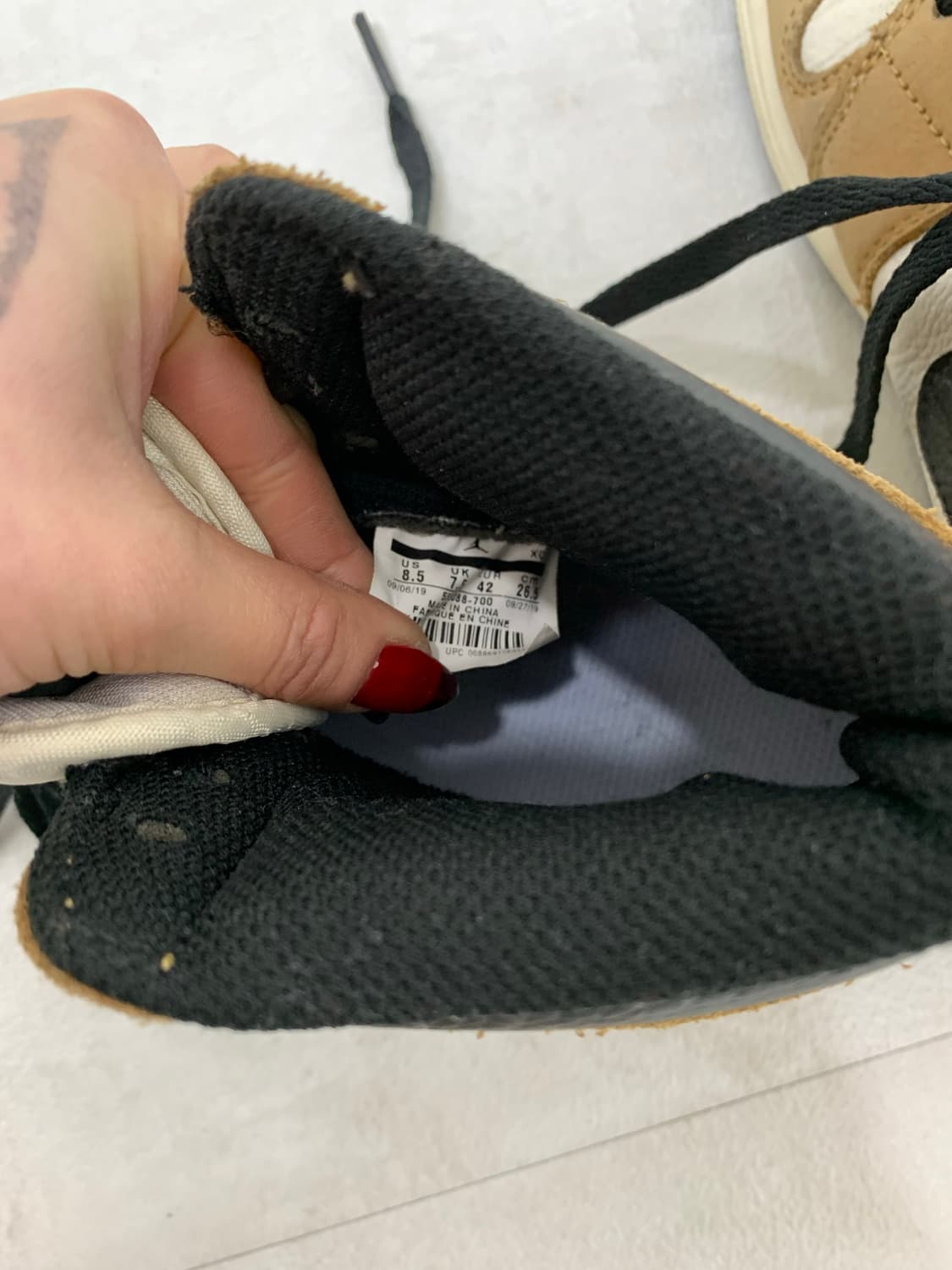 나이키 에어 조던 모카브라운 스웨이드재질 상품이미지6