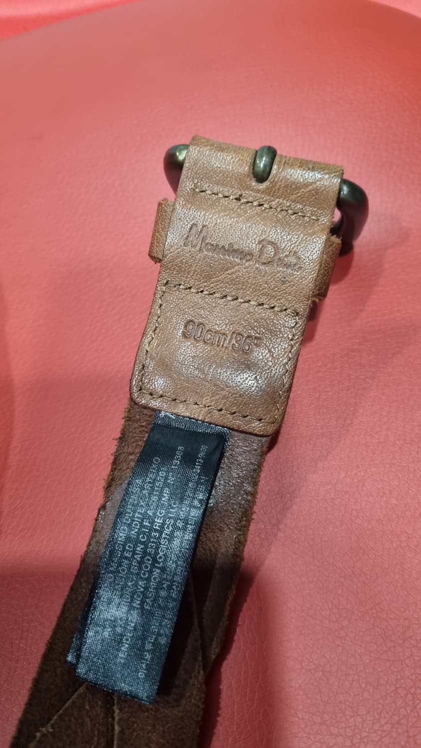 마시모두띠 (Massimo dutti) 소가죽벨트 32~34 남녀공용 상품이미지2