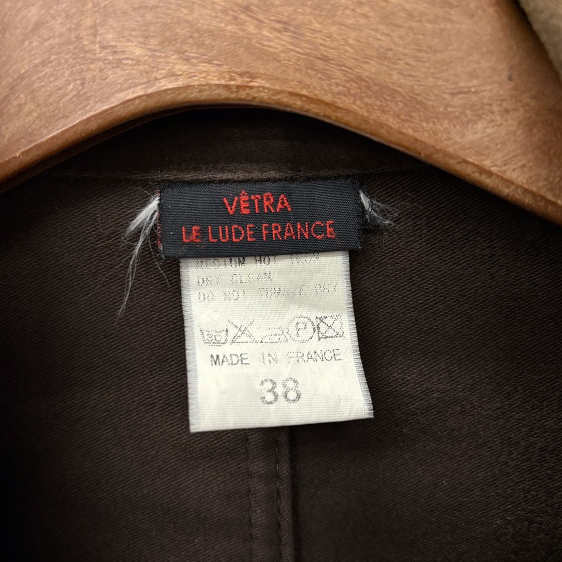 90s 베트라 몰스킨 코튼 프렌치 워크자켓 브라운 N523 상품이미지6