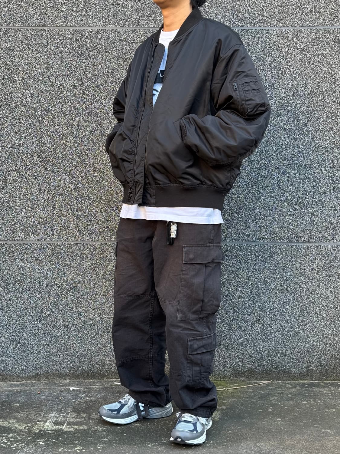 프릭스스토어 프릭스토어 플라이트 자켓 MA-1 세이즈 그린 카키 L 상품이미지7