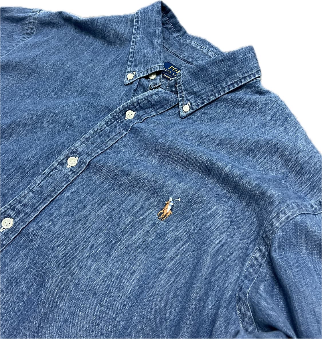 25년식 정품 폴로랄프로렌 청 서츠 상품이미지2