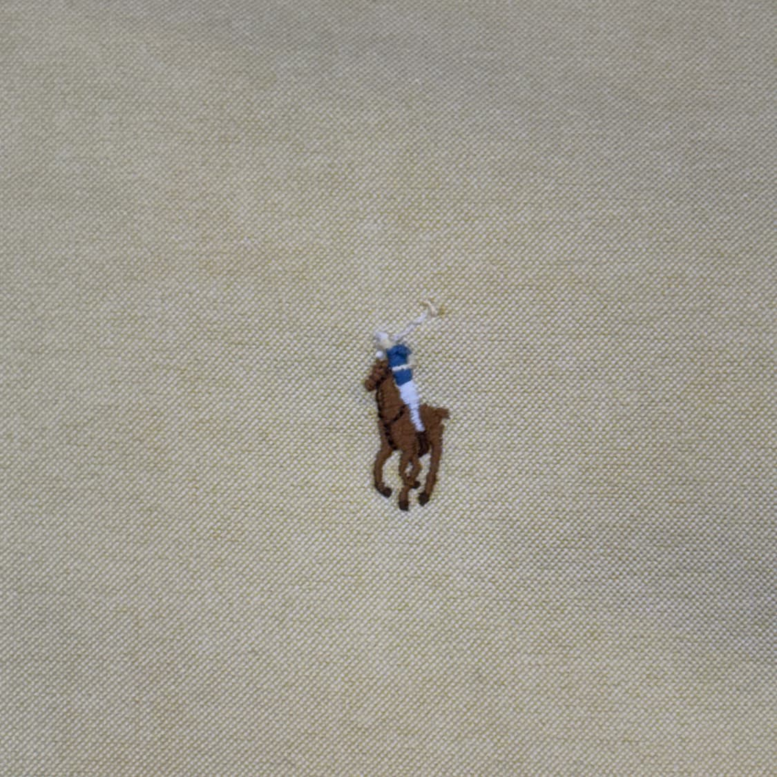 S) 폴로 랄프로렌 클래식핏 옥스포드 셔츠 옐로우 상품이미지4