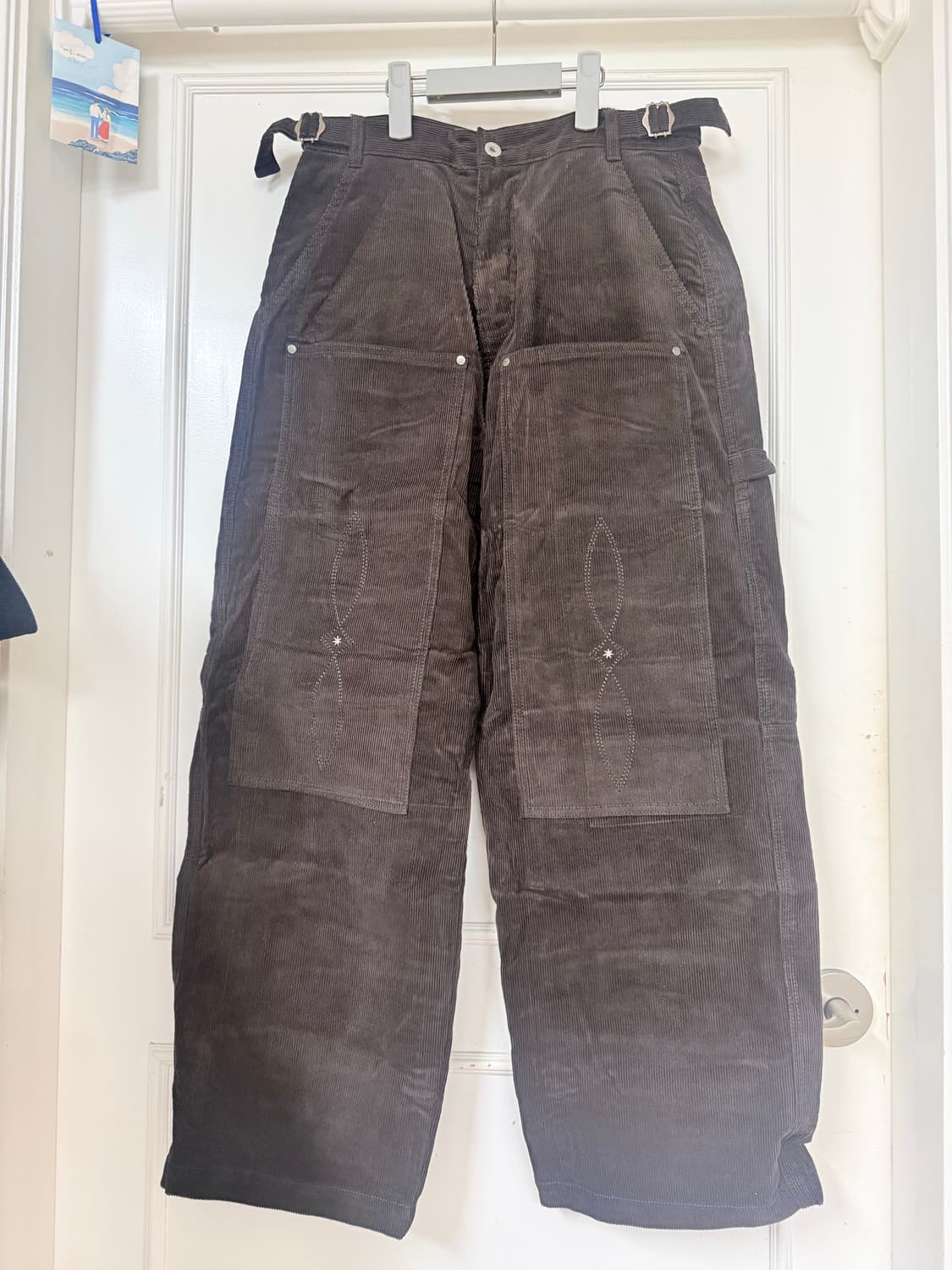 카락터 코듀로이 카펜터 팬츠 00size 상품이미지2