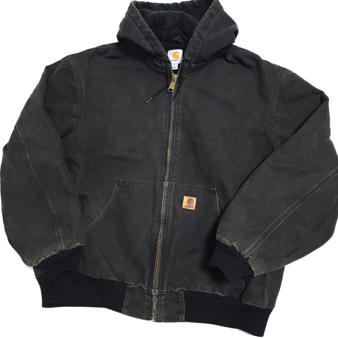 칼하트 OG J130 샌드스톤 덕액티브 워크 자켓 블랙 상품이미지4