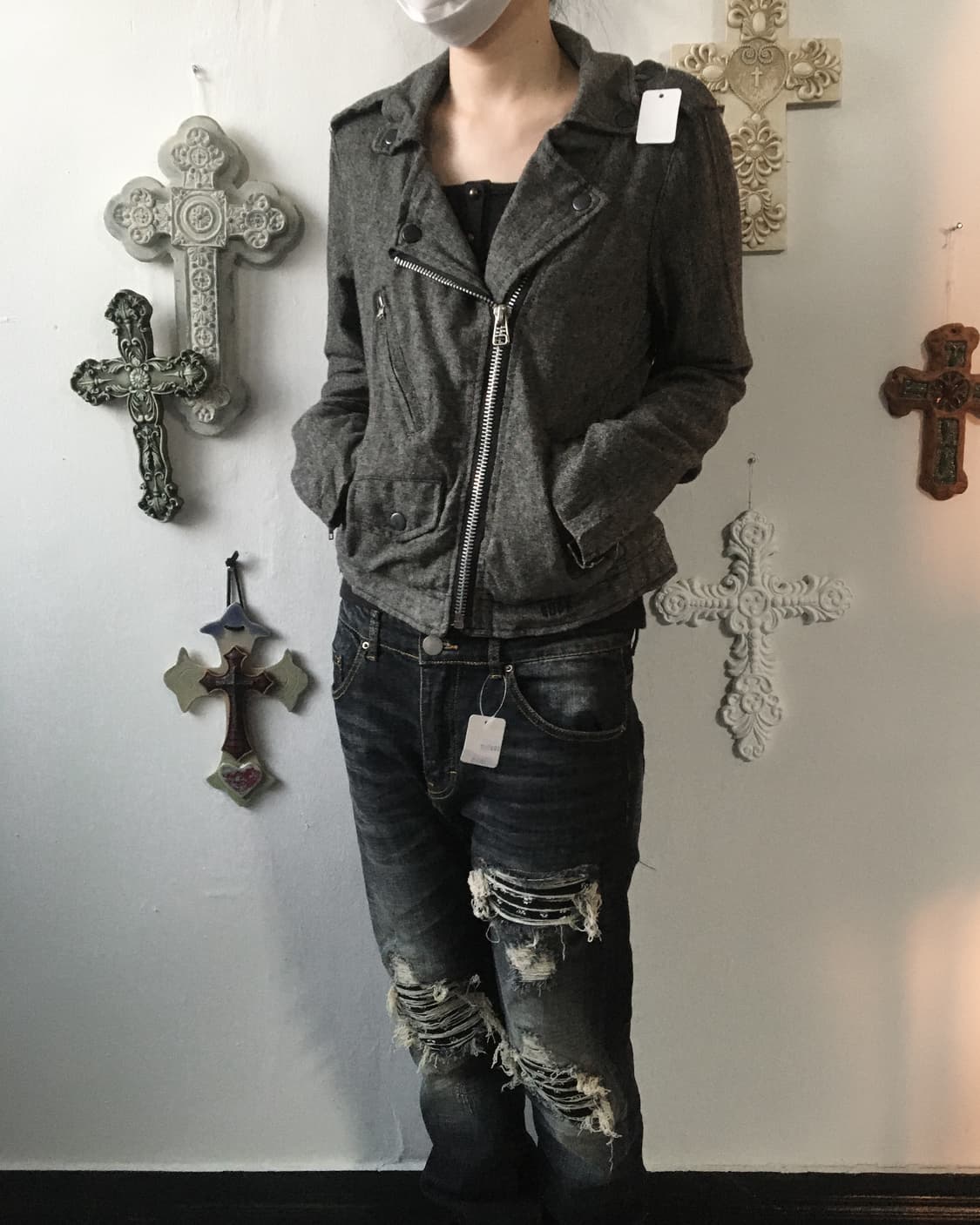 Woolen rider jacket 상품이미지8