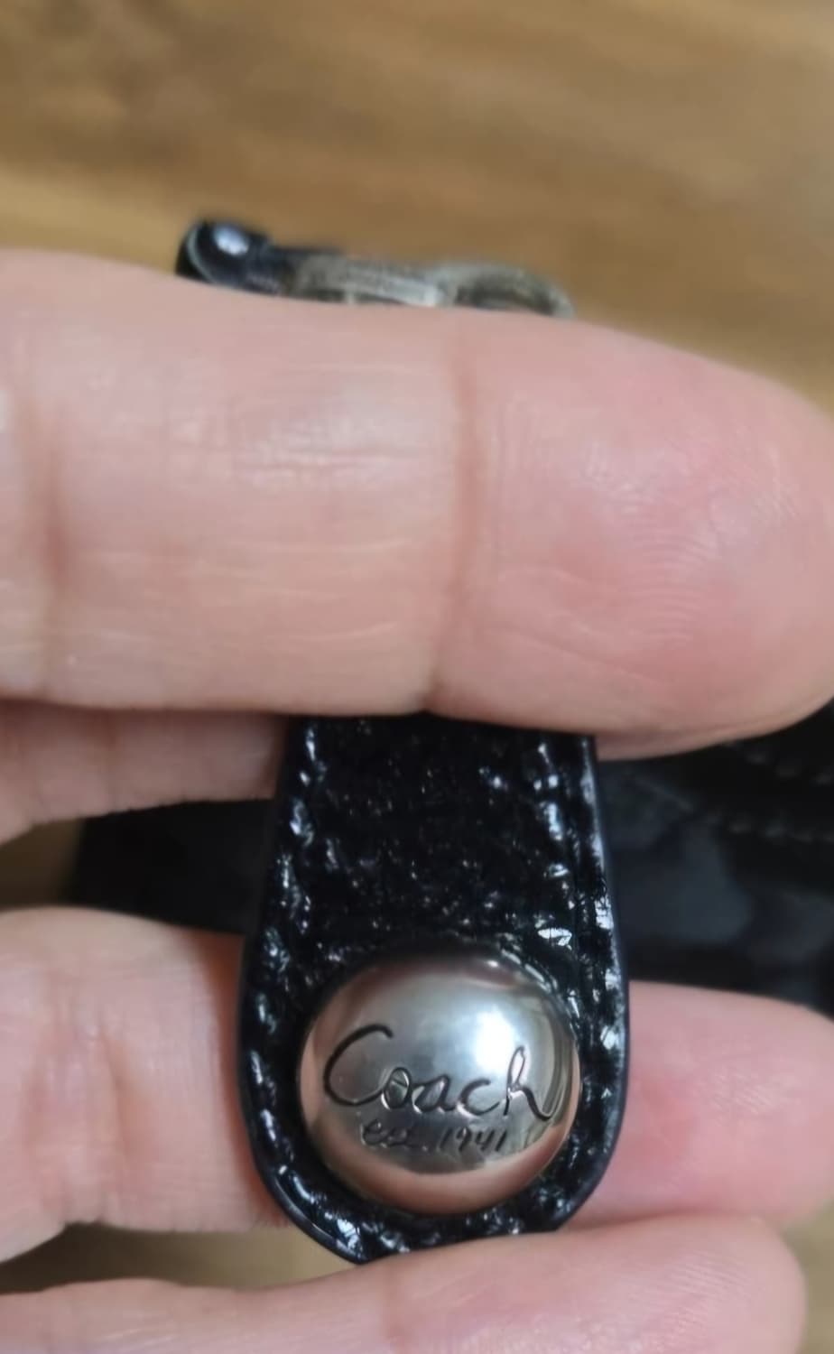 코치 블랙 시그니처 카드 지갑 - 블랙 [정품] 상품이미지3