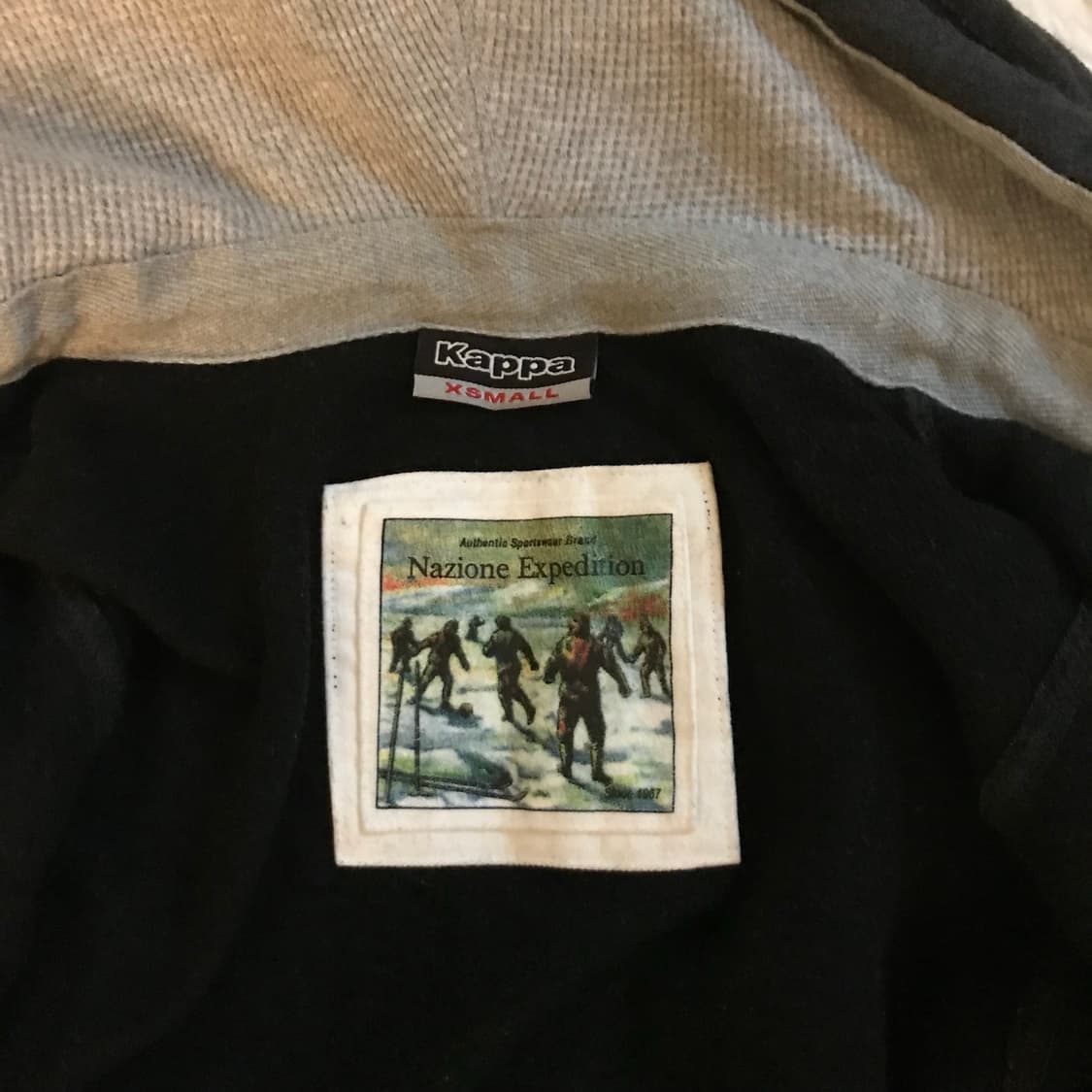 SET🤍Kappa 카파 갸루 딱붙핏 차콜 트레이닝 셋업 상품이미지6