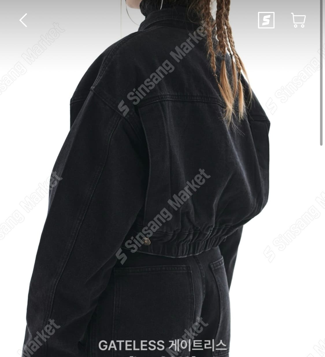 게이크리스 데님 봄버jk (누빔 안감) 상품이미지9