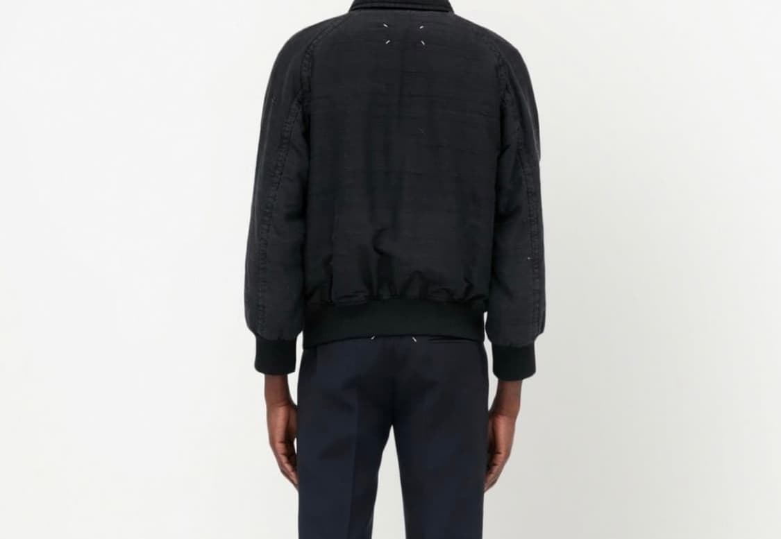 마르지엘라 실크 봄버 자켓 상품이미지2