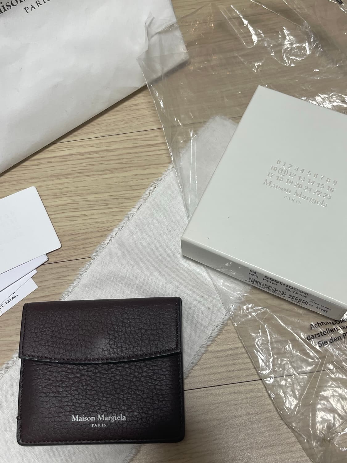 (풀구성 새상품) 메종 마르지엘라 스티치 지갑 상품이미지1