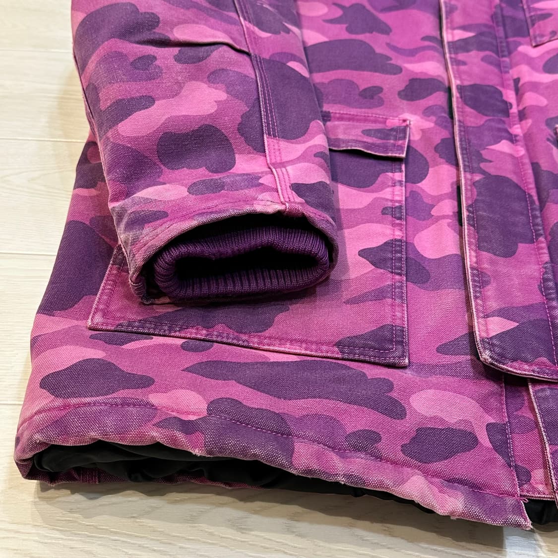 [M] 칼하트x베이프 06FW 시베리안파카 퍼플카모 상품이미지3